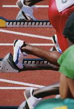 Salida de tacos de atletismo